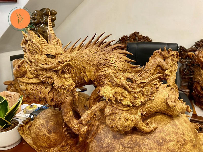Tượng Gỗ Long Mã Nu Hương 6 LONG MA NU HUONG 3