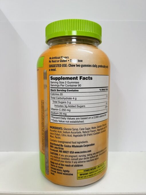 Keo Deo Vitamin C Kirkland Adult Gummies C 250mg 4