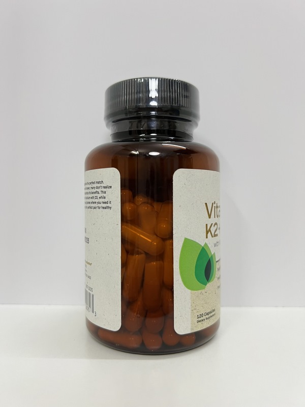 Vitamin K2 (MK7) with D3 120 Capsules